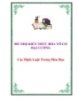 Bổ trợ kiến thức Hóa vô cơ đại cương: Các Định Luật trong Hóa Học