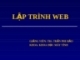 Lập trình Web