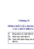 Chương 12: Tính chất của dung dịch - các chất điện ly