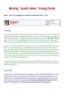 Những "tuyệt chiêu" trong Excel