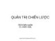 Quản trị chiến lược