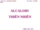 ALCALOID thiên nhiên