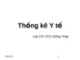 Thống kế y tế