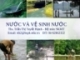 NƯỚC VÀ VỆ SINH NƯỚC