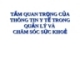 TẦM QUAN TRỌNG CỦA THÔNG TIN Y TẾ TRONG QUẢN LÝ VÀ CHĂM SÓC SỨC KHOẺ