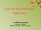 GIÁ TRỊ TIỀN TỆ THEO THỜI GIAN