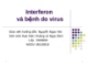 Interferon và bệnh do virus