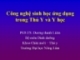 Công nghệ sinh học ứng dụng trong Thú Y và Y học
