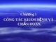 Chương I: CÔNG TÁC KHÁM BỆNH VÀ CHẨN ĐOÁN