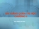 Bài giảng quản trị học - Chương II: Sự phát triển của các lý thuyết quản trị