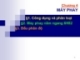 Bài giảng máy công cụ - Chương 4: Máy phay