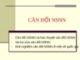 Cân đối NSNN