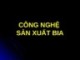 Bài giảng Công nghệ sản xuất bia