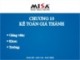 Bài giảng Phần mềm kế toán - Chương 11: Kế toán giá thành
