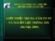 Bài thuyết trình: Giới thiệu trung tâm TT-TV và nguồn lực thông tin