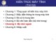 Bài giảng Kiến trúc máy tính: Chương 5 - Phạm Hoàng Sơn