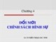 Bài giảng Chính sách hình sự - Những vấn đề lý luận và thực tiễn cấp bách: Chương 4 - LS. TS. Trần Thị Quang Vinh