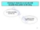 Bài giảng Quản trị thực phẩm và đồ uống (Food and beverage management) - Chương 3: Quản trị cơ sở vật chất tại bộ phận thực phẩm và đồ uống