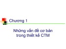 Bài giảng Chi tiết máy: Chương 1 - TS. Nguyễn Xuân Hạ