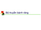 Bài giảng Chi tiết máy: Chương 5 - TS. Nguyễn Xuân Hạ