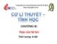 Bài giảng Cơ học lý thuyết - Tĩnh học: Chương 3 - ĐH Công nghiệp TP.HCM