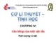 Bài giảng Cơ học lý thuyết - Tĩnh học: Chương 4 - ĐH Công nghiệp TP.HCM