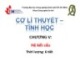 Bài giảng Cơ học lý thuyết - Tĩnh học: Chương 5 - ĐH Công nghiệp TP.HCM