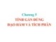 Bài giảng Phương pháp tính - Chương 5: Tính gần đúng - Đạo hàm và tích phân