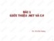 Bài giảng Ngôn ngữ C#: Bài 1 - Chử Đức Hoàng
