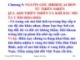 Bài giảng Cơ sở hóa học hữu cơ 1: Chương 5 - ThS. Nguyễn Văn Hiểu
