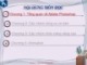 Bài giảng Công cụ thiết kế đồ họa: Chương 1 - Nguyễn Thị Mỹ Dung