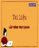 Bài giảng môn Lập trình trực quan