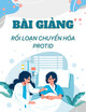 Bài giảng Rối loạn chuyển hóa protid - BS. Nguyễn Thị Như Ly