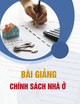 Bài giảng Chính sách nhà ở